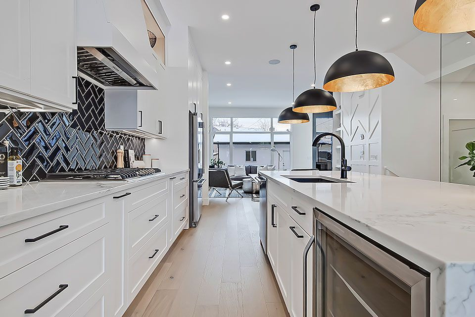 Home design - transitional home design idea in Calgary