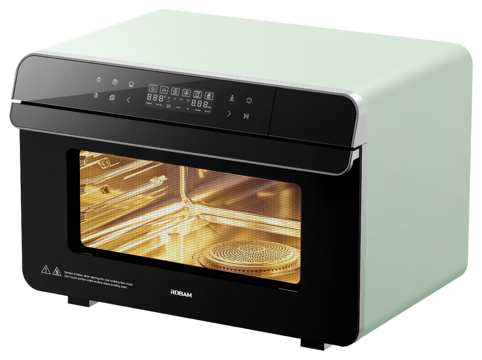 ROBAM R BOX CT763 Countertop Oven Air Fry, Grill, Bake and Steam, Mint Green