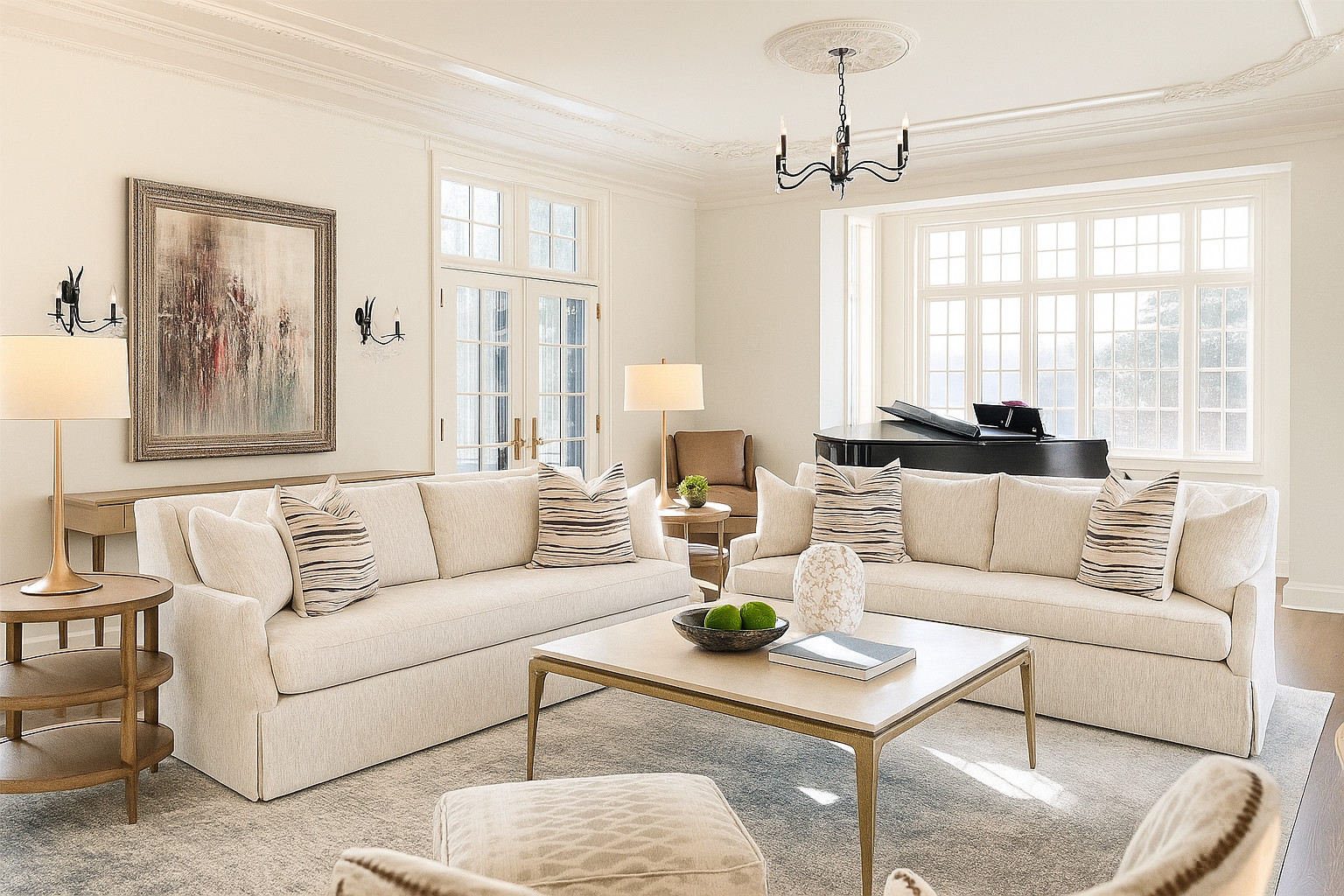 Lake Minnetonka Residence - Formal Living Room