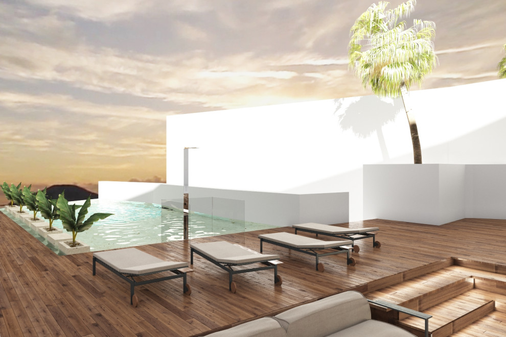 Villa  sul mare con la  vista Vesuvio