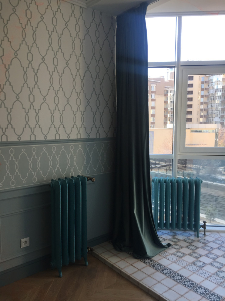 квартира в французском стиле в процессе декорирования