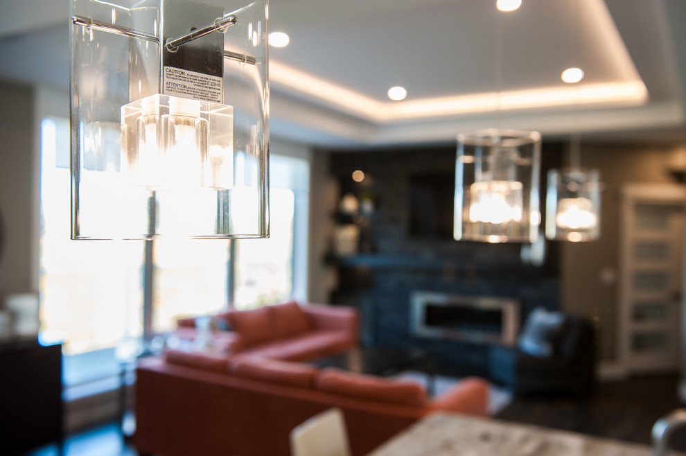 Home design - transitional home design idea in Edmonton