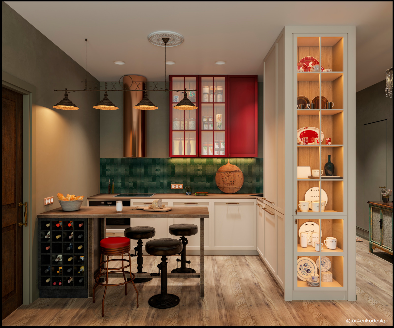 Дизайн 4хкомнатной квартиры в ЖК "Вестердам"