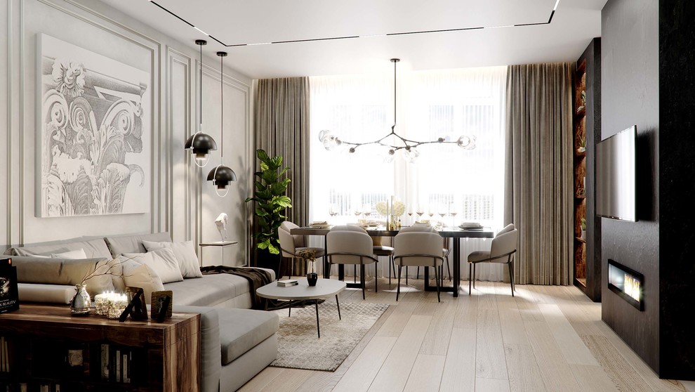 Дизайн квартиры в ЖК Дворянский 100м2