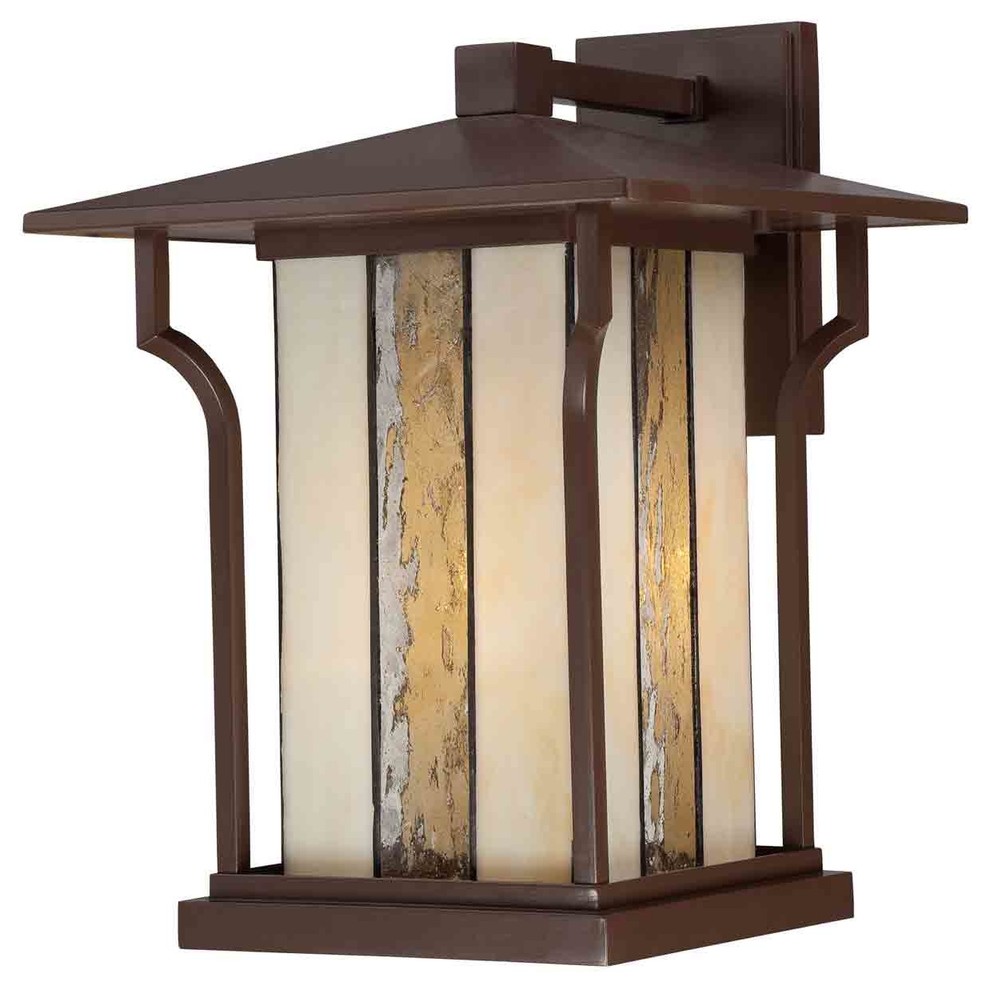 Quoizel LNG8411CHB Langston Chocolate Bronze Outdoor Wall Sconce