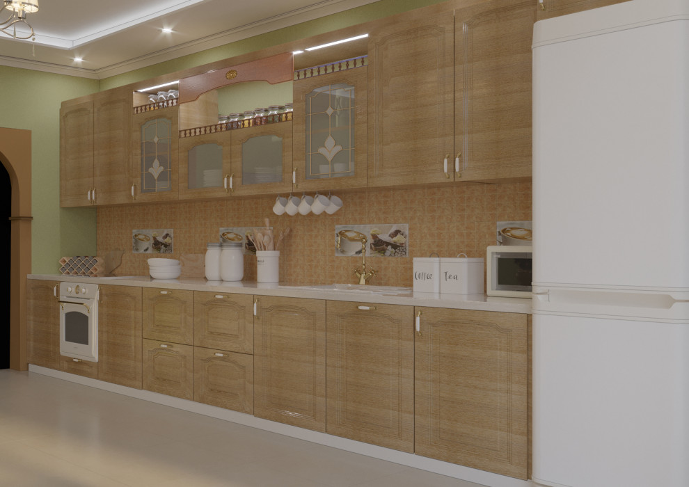 Кухня гостиная в частном доме