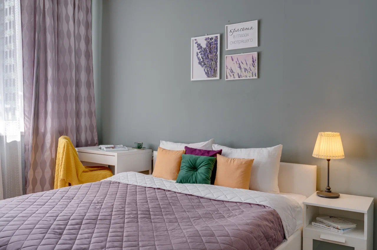 Хоумстейджинг квартиры для посуточной аренды в ЖК "Город"