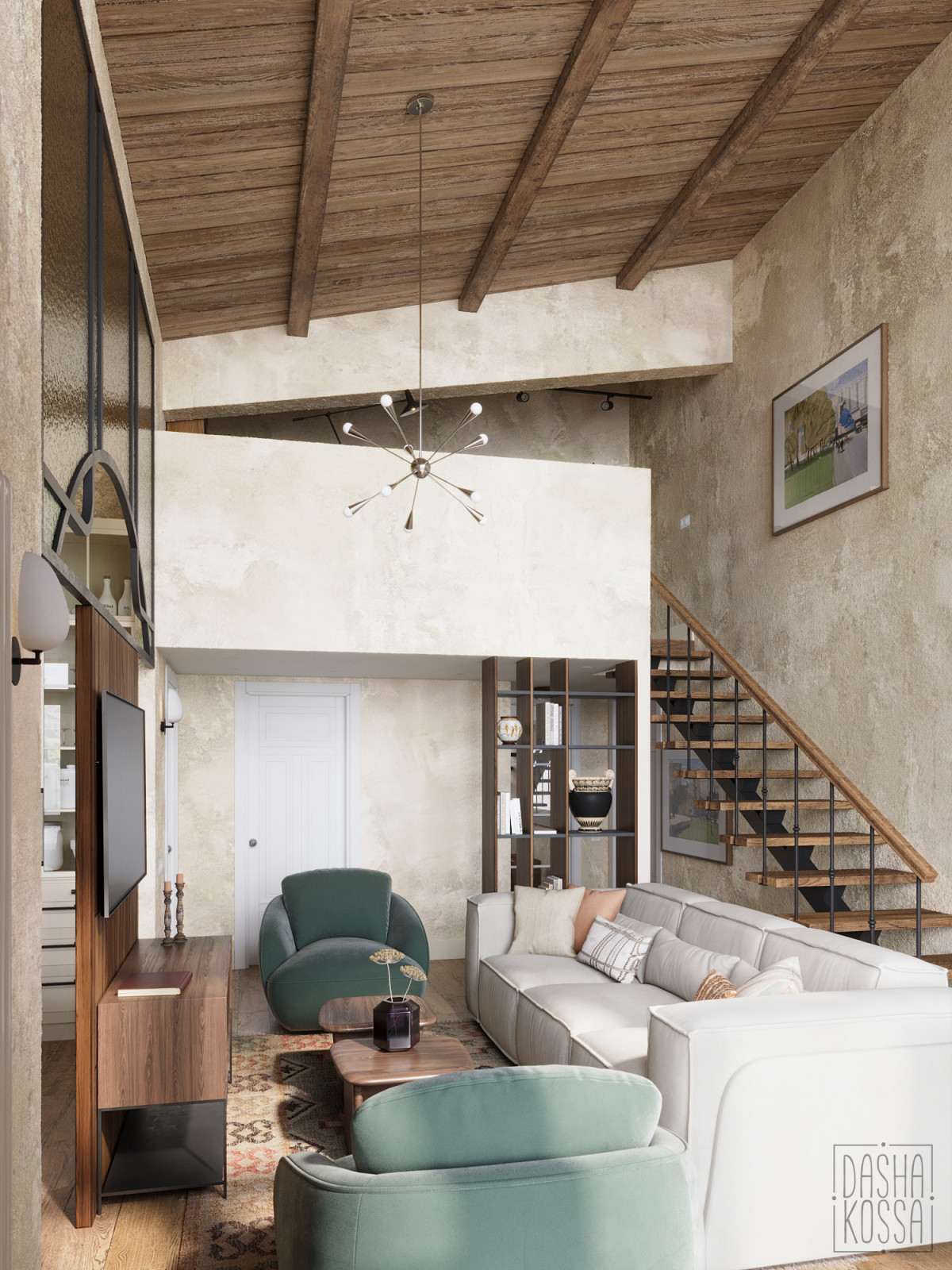 Fairy Wood. Двухуровневая квартира.