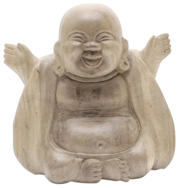 Handgeschnitzte Holzmaske „Trimurti“ Aus Hibiskus-Holz – Hindu-Götter Deko, 19,7 Cm – Von NOVICA