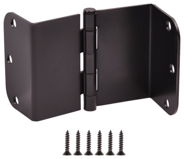 Offset Swing Clear Door Hinge, Oil Rubbbed Bronze 31/2" with 5/8