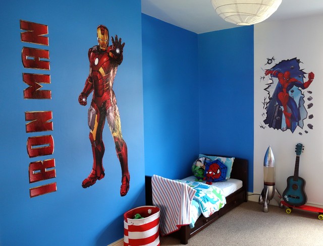 The Marvel Bedroom For 4 Year Old Max Minimalistisch Kinderzimmer Sonstige Von Making Spaces