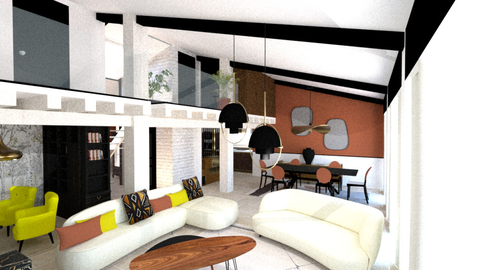 Rénovation totale et modernisation d'une pièce de vie - 90m2