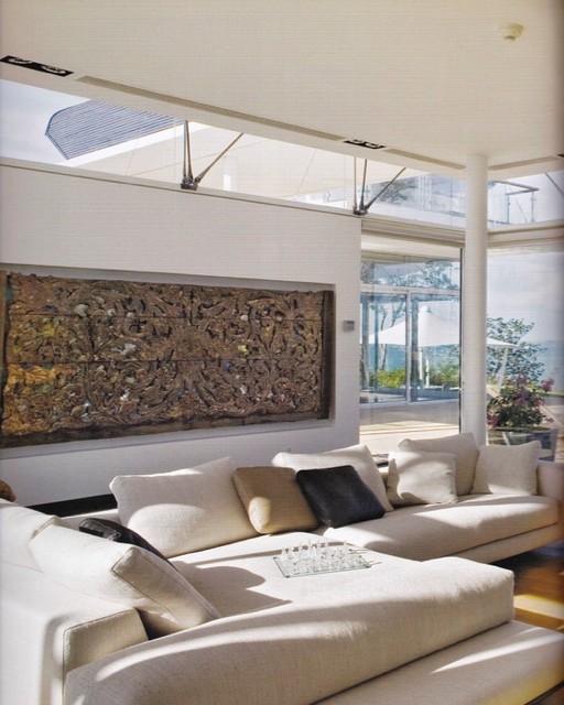 Double Bay tropical-living-room