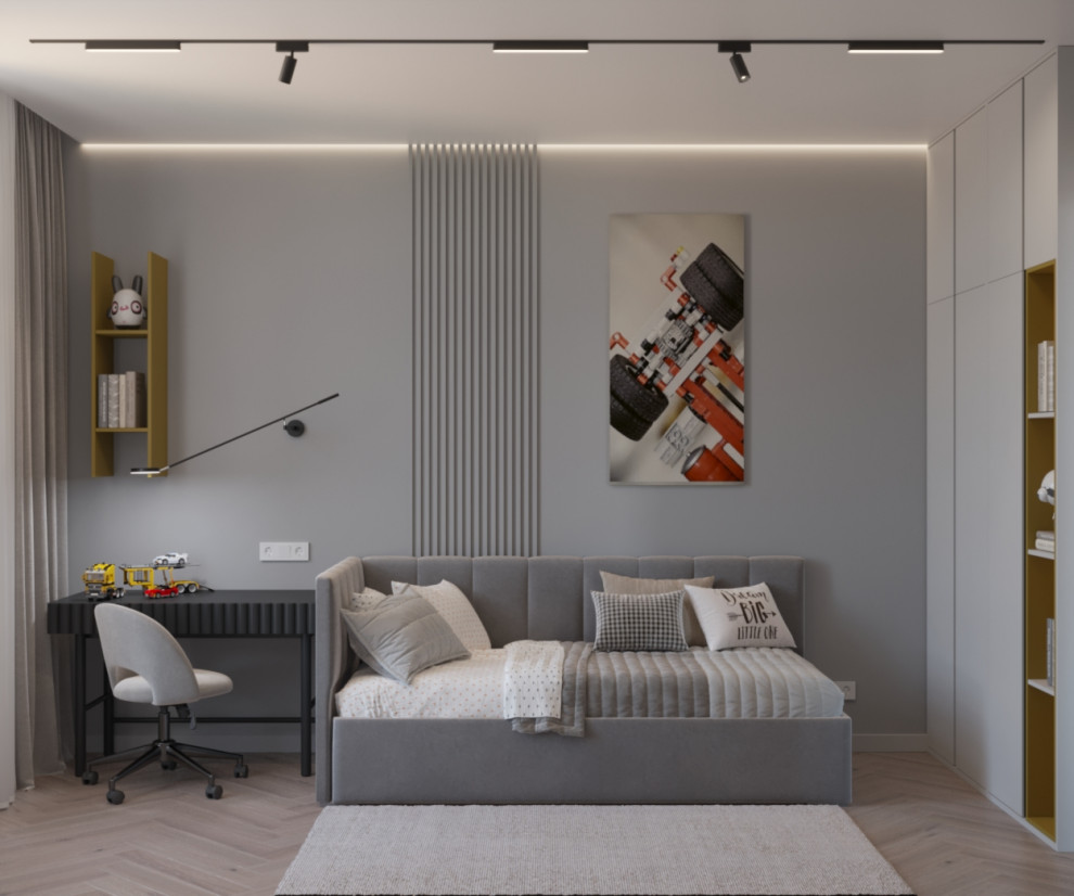 Дизайн интерьера детской № 19