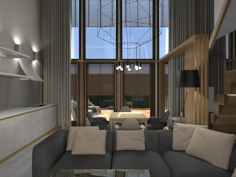 Интерьеры дома, п. Сухарево