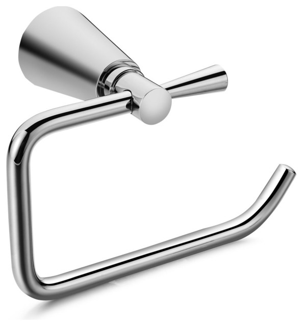 Soma Bathroom Toilet Roll Holder Wall Mounted Tissue Dispenser Polished Chrome