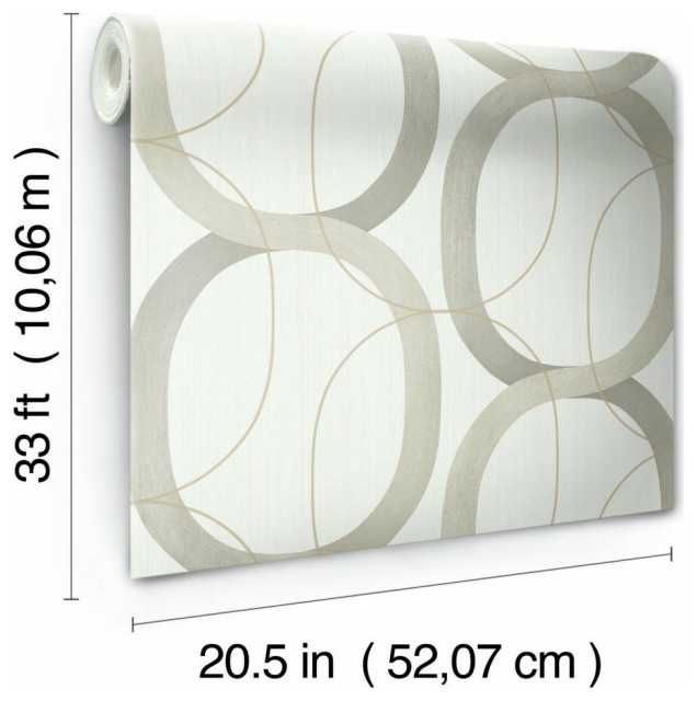 Interloop Wallp Interlock Wallpaper - Contemporary - Wallpaper - by York Wallcoverings ...