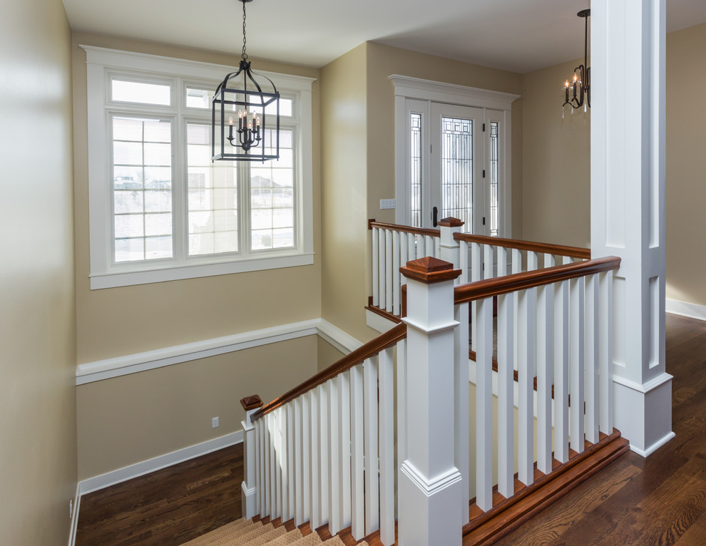 Staircase - transitional u-shaped staircase idea