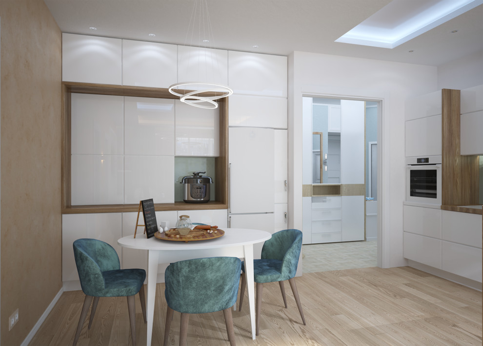 Кухня-гостиная с входной зоной