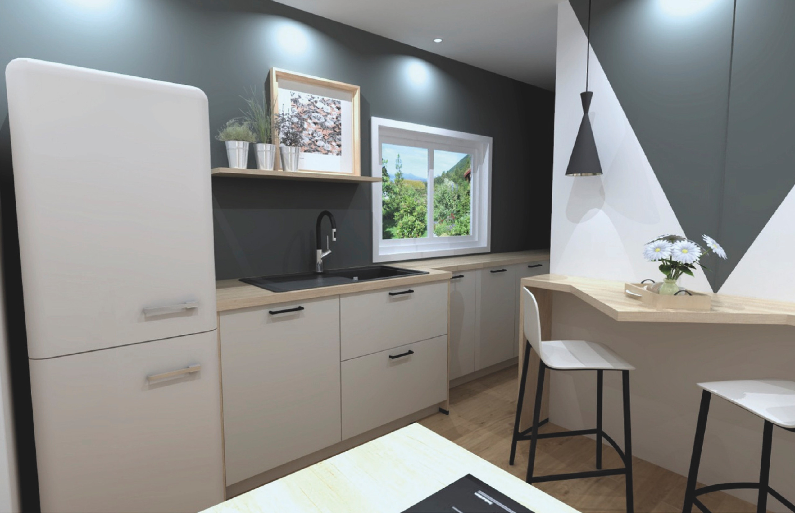 Projet de rénovation d'un appartement sous-toiture - Sallanches (74)