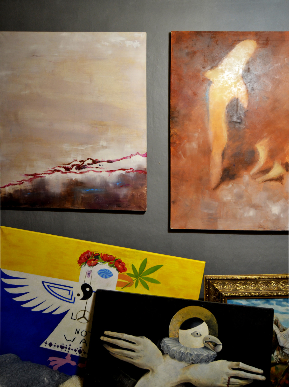 Авторский арт в интерьере для Coca-Cola в России