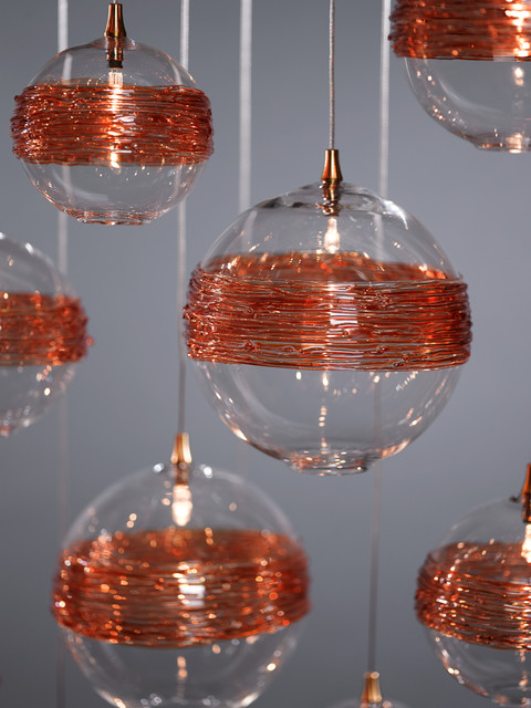 Saturn Chandelier eclectic-chandeliers