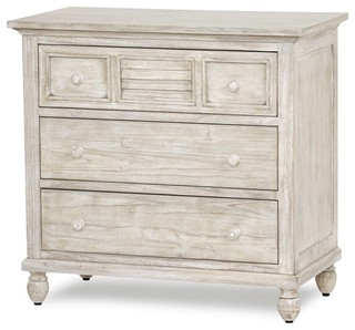 Tortuga II 3 Drawer Chest, Beach Sand - Beach Style - Dressers - by Sea Winds Trading | Houzz