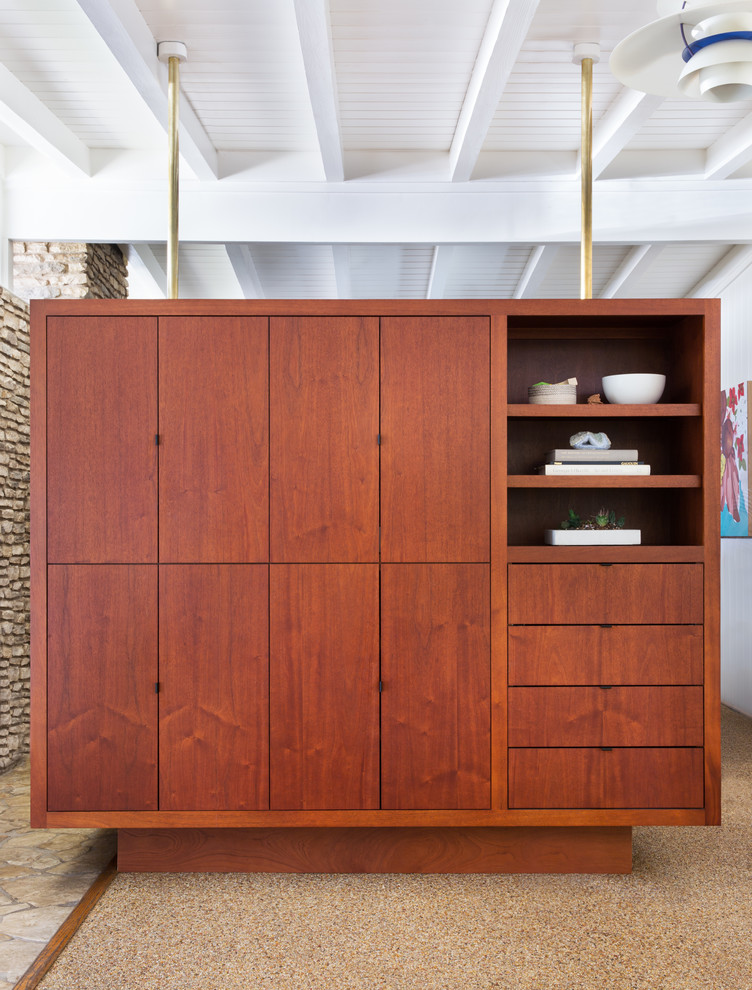 Inspiration for a 1960s home design remodel in Austin