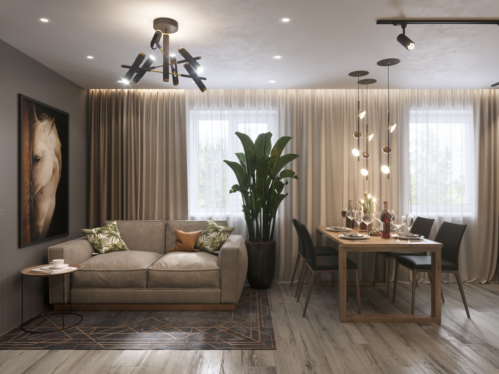 Трешка-студия 60 м² в ленинградке на Чистопольской