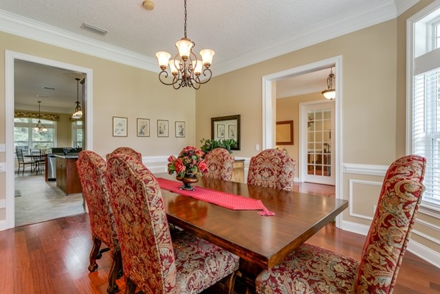 Photo of a contemporary dining room in Jacksonville.
