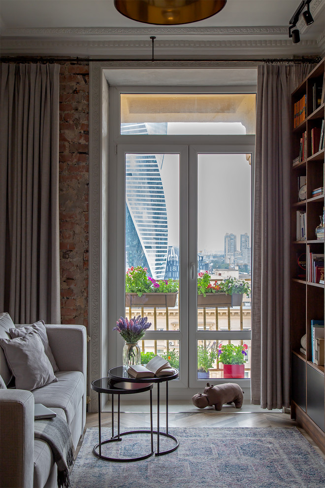 Квартира для молодой девушки с видом на Москву Сити