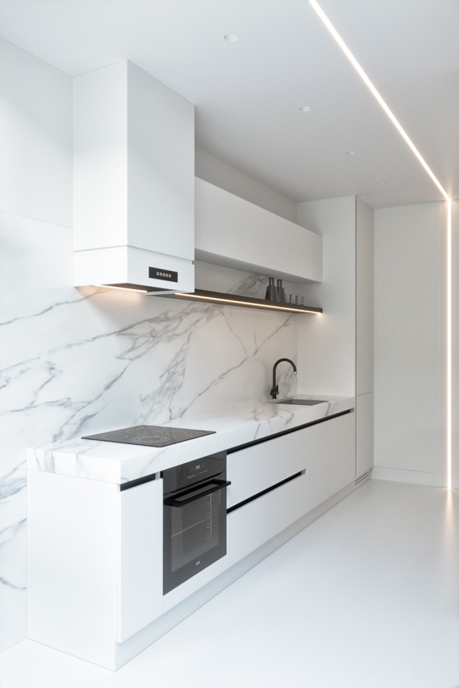 Белая квартира (гостиная)