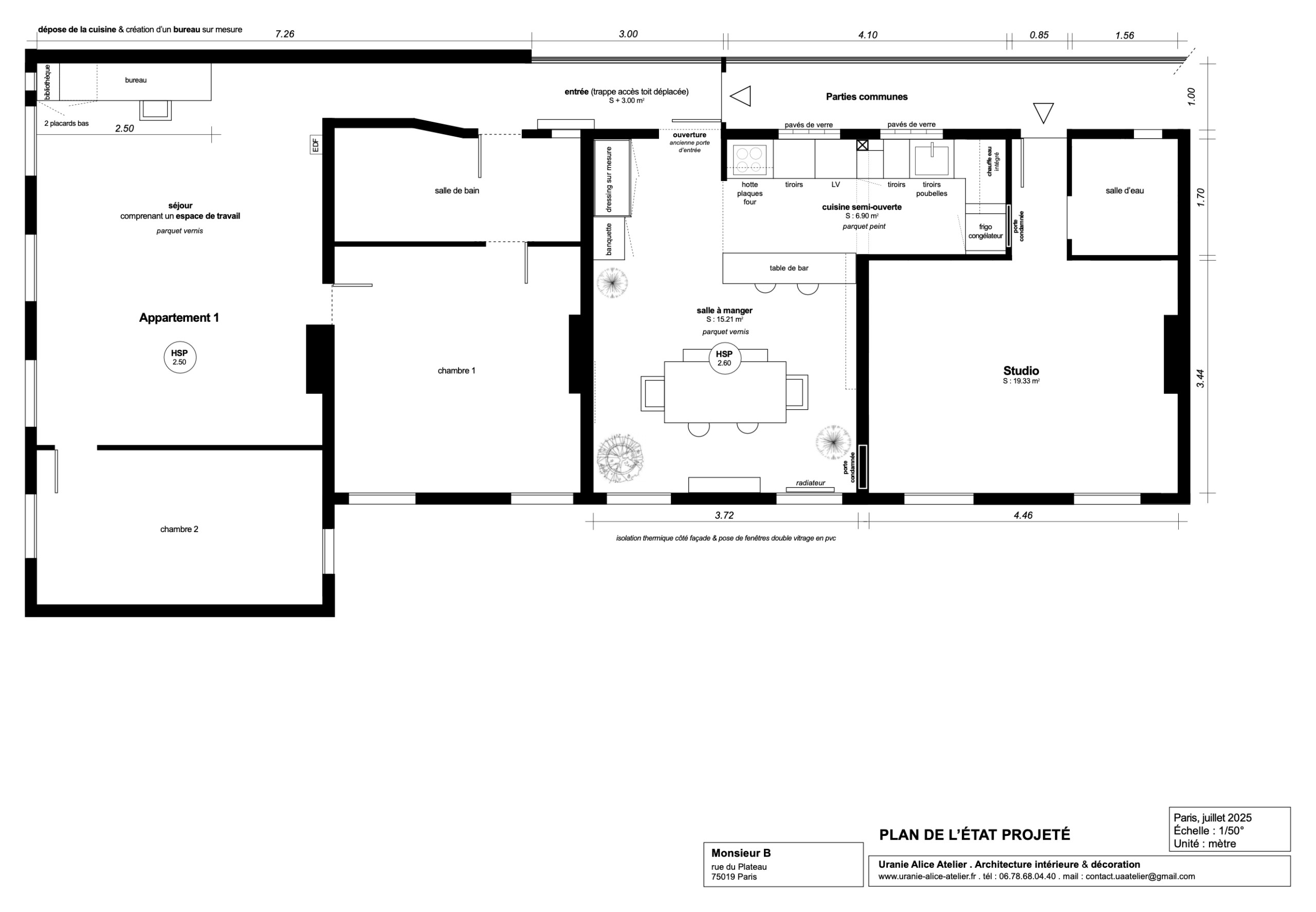Appartement Jourdain
