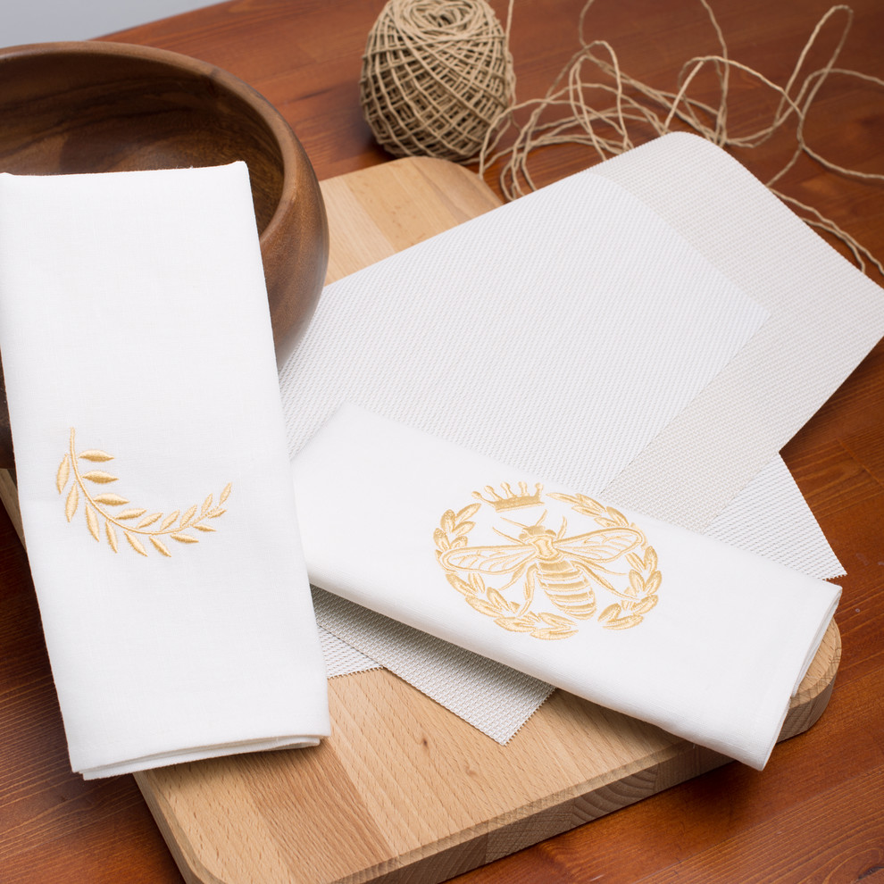 Вышивка на кухонных полотенцах