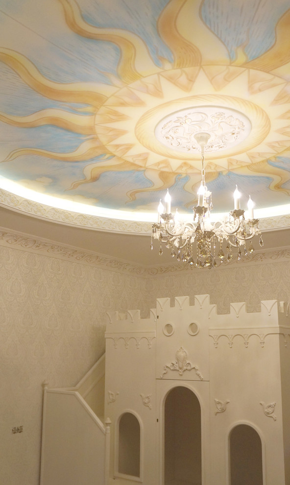 Роспись потолка в детской для мальчика