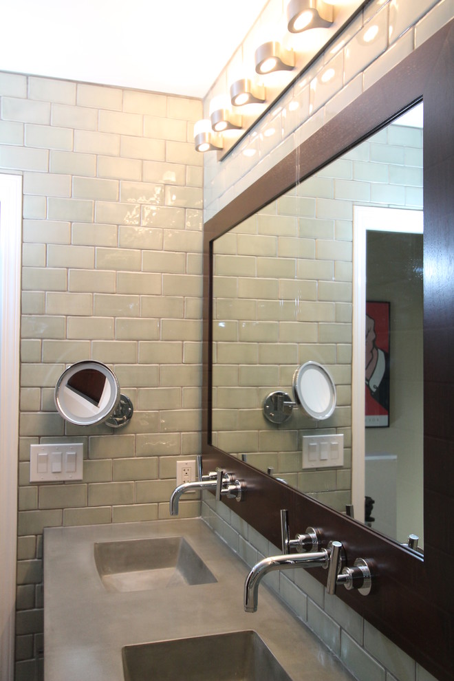 Bucktown Bathroom Contemporary Bathroom Chicago by Design Build