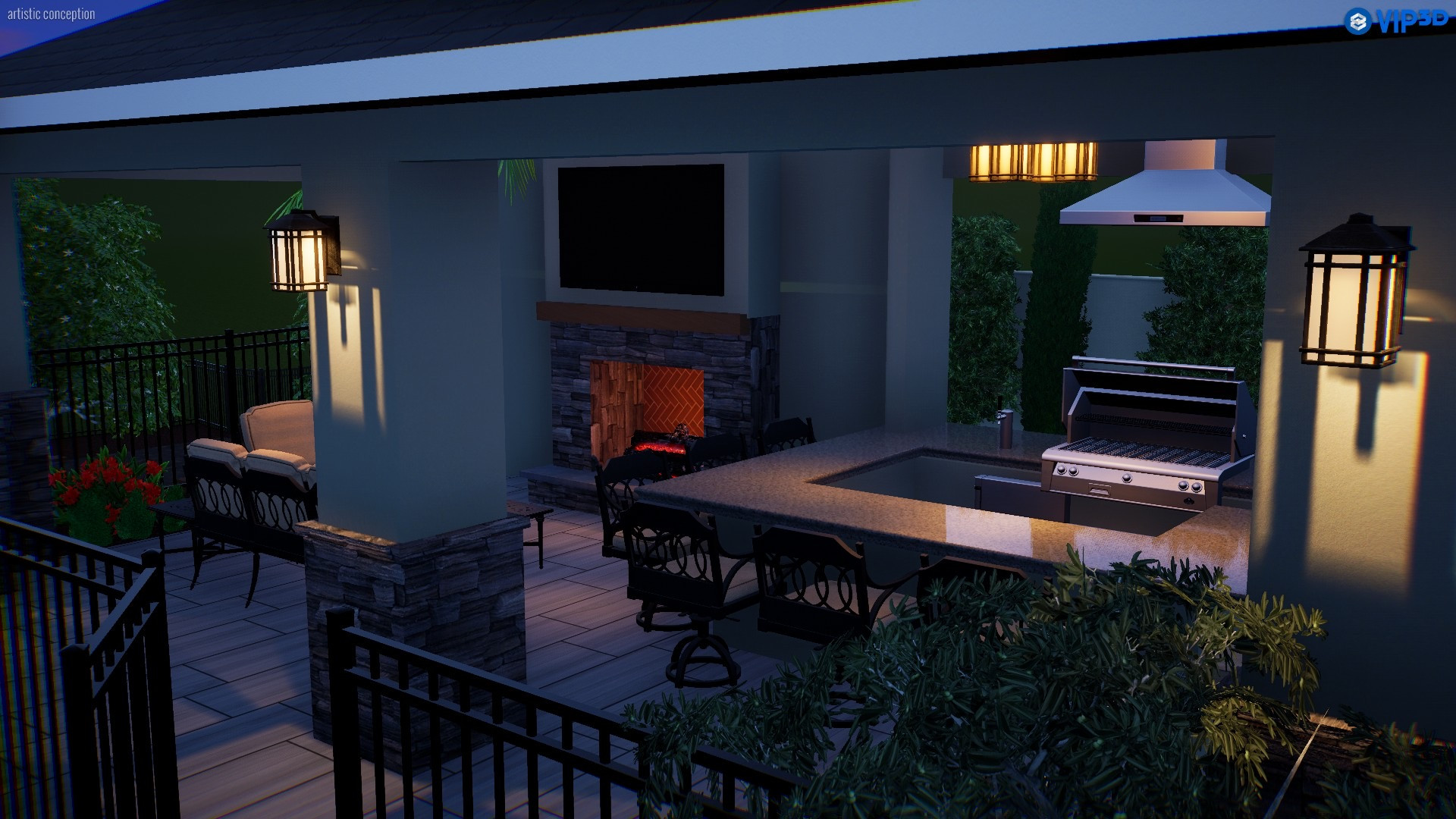 Lawson Residence, Laguna Hills 3D