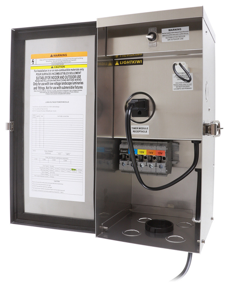 300 Watt, 12V13V14V15V MultiTap Low Voltage Transformer for