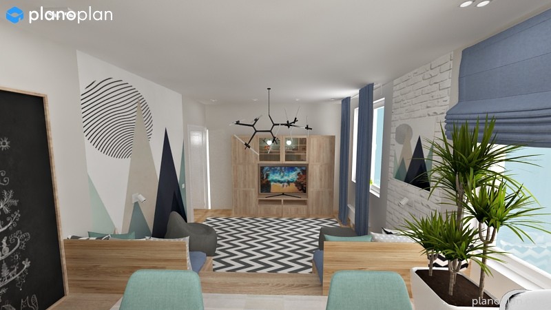 Гостиная-детская. ЖК Ново-Антипино