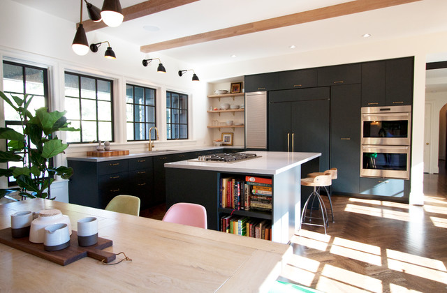 Transitional Kitchen nyklassisk-koek