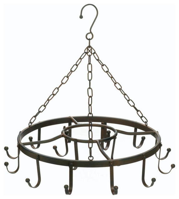 Circular Pot Hanger Contemporary Pot Racks And Accessories by