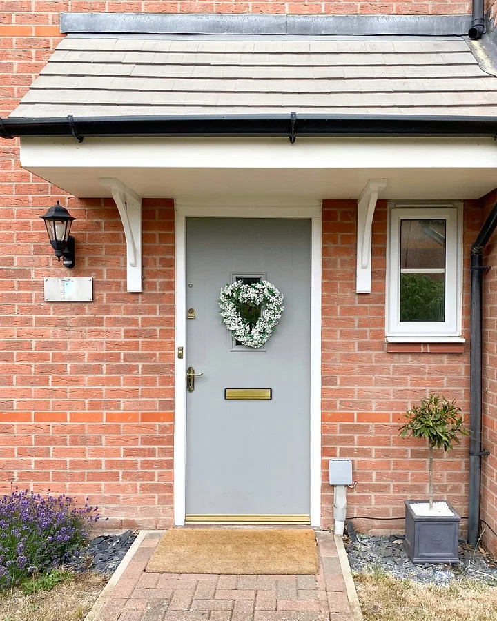 Front Door Makeover with Frenchic Paint