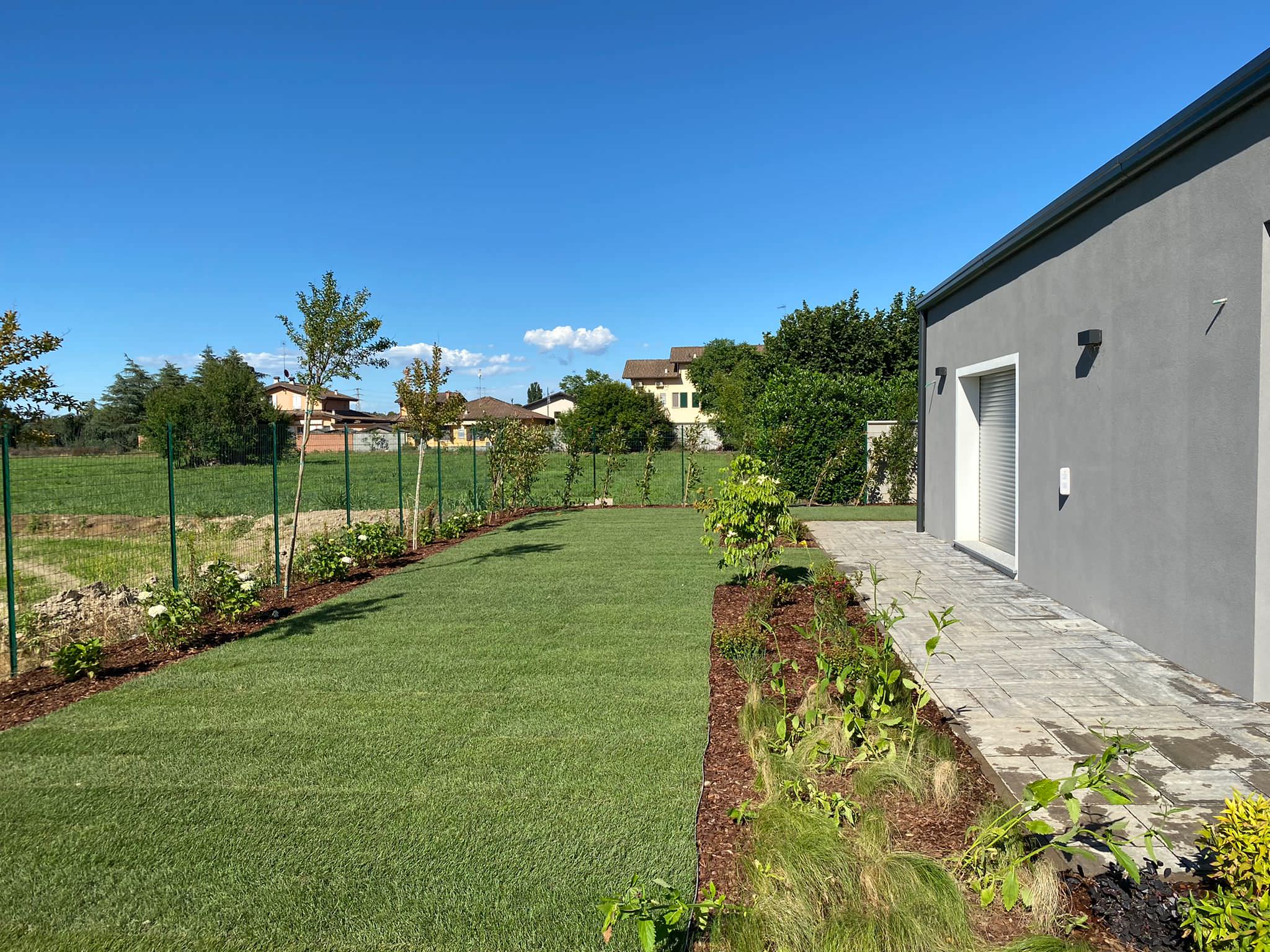 Realizzazione Giardino per villa moderna