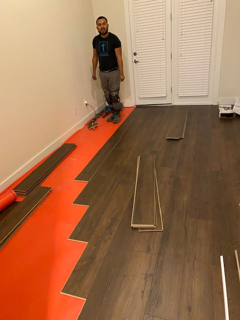 200sf Laminate Floor Install