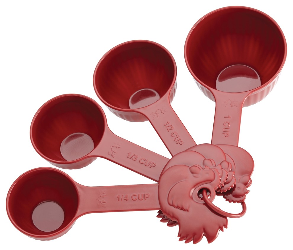 Paula Deen Pantryware 4-piece Red Measuring Cups