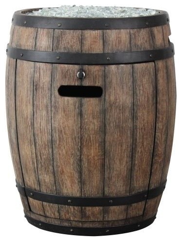 Us Stove Hcgb1 Outdoor Patio Lp Gas Barrel Rustic Freestanding