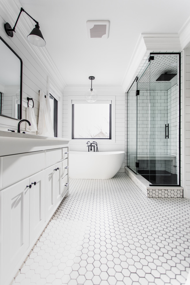 56th Street Project - Farmhouse - Bathroom - Minneapolis - by Restor ...