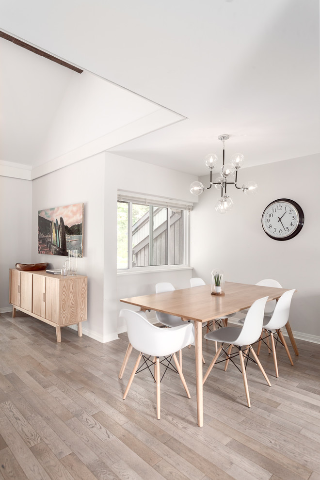 Example of a danish dining room design in Vancouver