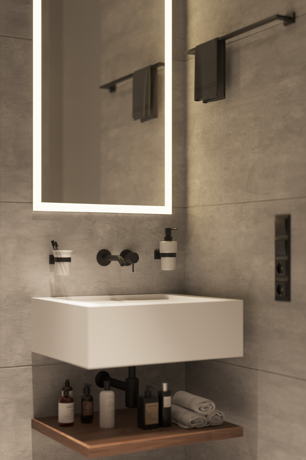 Проект интерьера квартиры "CREAM"