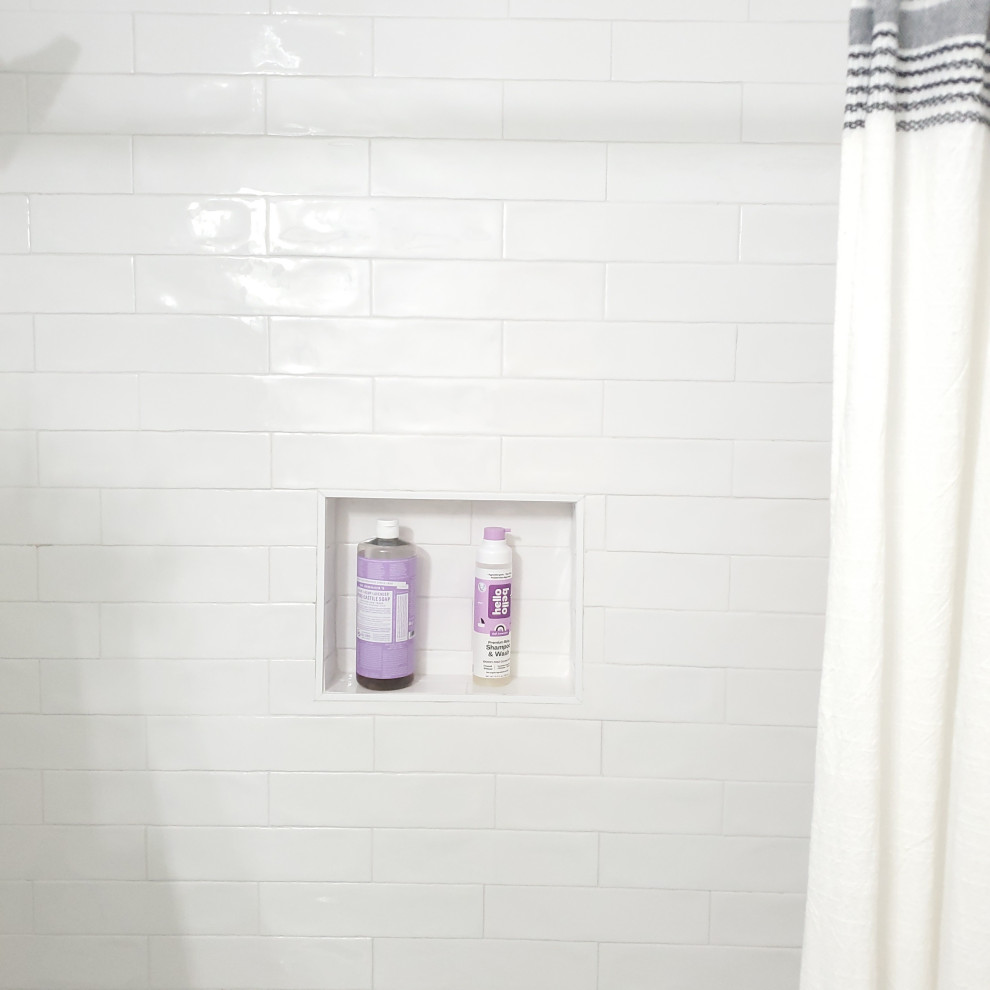 Modern Farmhouse Bathroom Farmhouse Atlanta by Virgil Interiors Houzz